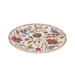 Bico Floral Printed Round Shaped Salad Plate Multicolor 9inch Bico Floral Printed Round Shaped Salad Plate Multicolor 9inch